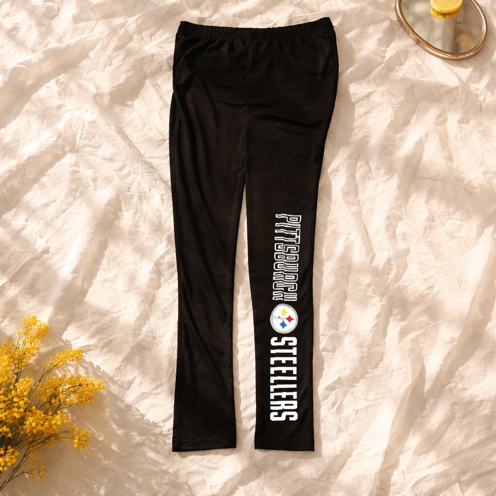 Pittsburgh Steelers Black Leggings